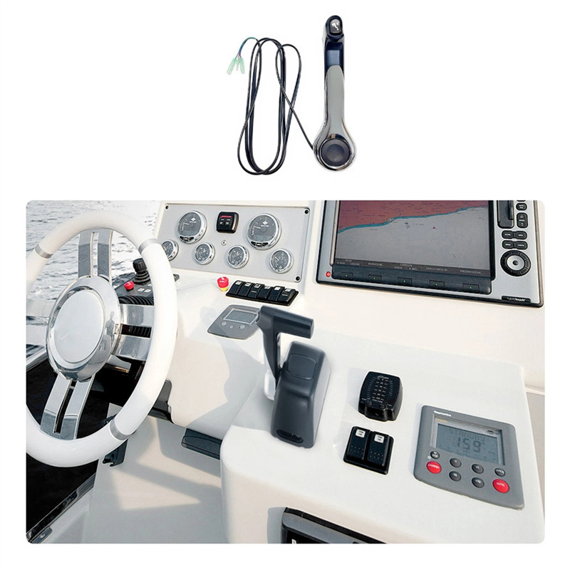 OUTBOARD VERTICAL SINGLE CONTROL BOX THROTTLE CONTROL HANDLE THROTTLE CONTROL HANDLE FOR YAMAHA