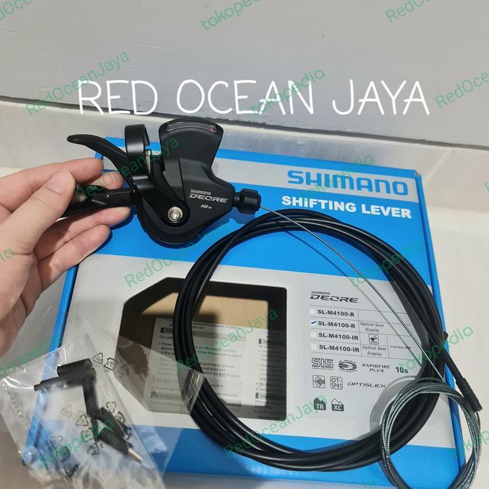 Shimano Shifter Deore M4100 10 Speed 10Speed Kanan Not T6000 M5100
