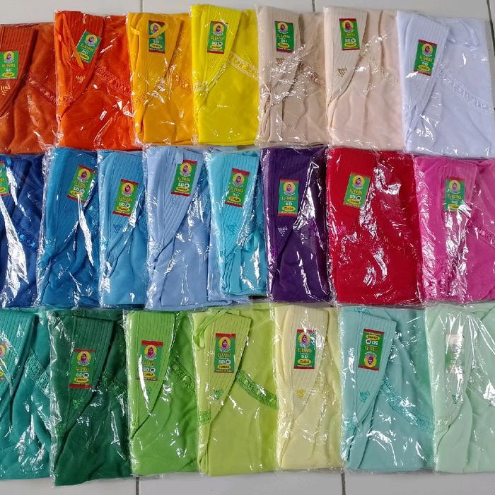 ORIGINAL Jilbab Anak Sekolah Paud TK SD SMP SMA Robbani Dewasa - Bahan Kaos PE Tebal Adem - Muslim,