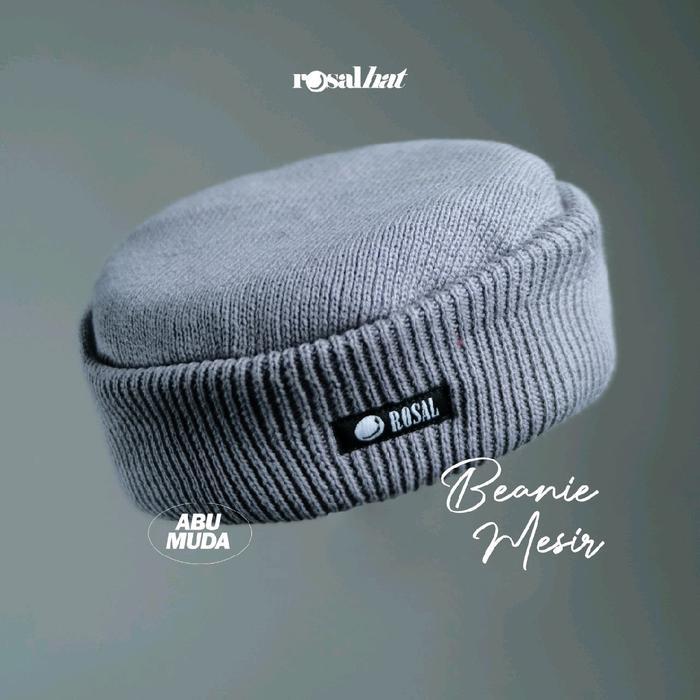 yvd1- Rosal Peci Beanie Mesir Pria - Topi Kopiah Short Beanie Mesir