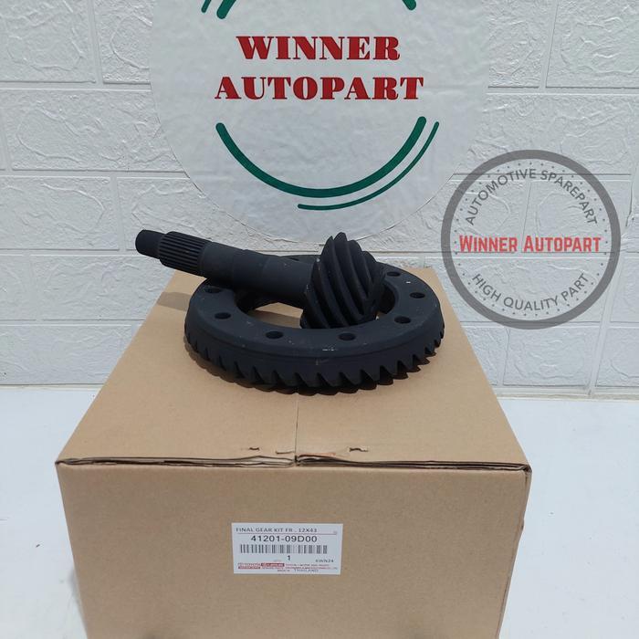 Gear Set Gigi Gardan Depan Crown Wheel Depan 12X43 Toyota Hilux Revo