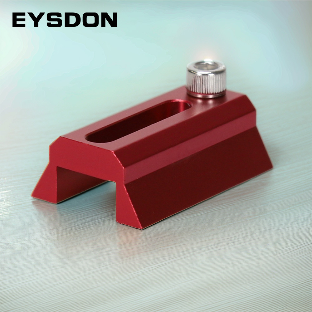 EYSDON Vixen-Style Dovetail Rail Plate - 48mm (1.89") Length for Telescope Finder Scope Smartphone