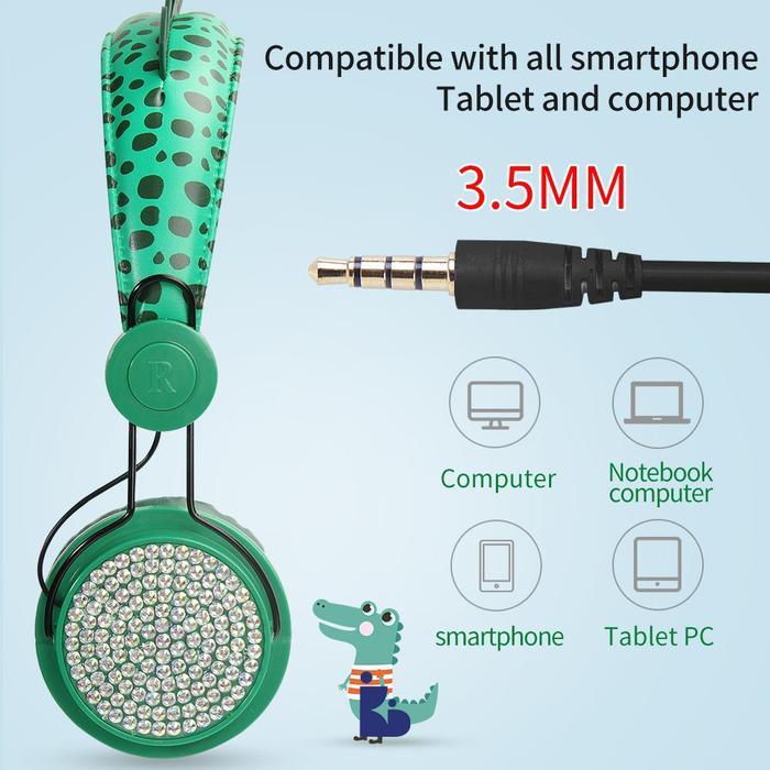 Crimson Junior Headset With Microphone