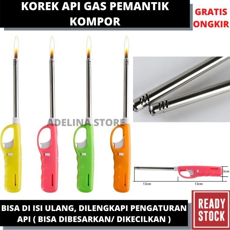 Korek Api Gas Pematik Kompor / Pemantik Api Kompor Gas Dapur / Korek Kompor Lighter / Korek Api Gas 