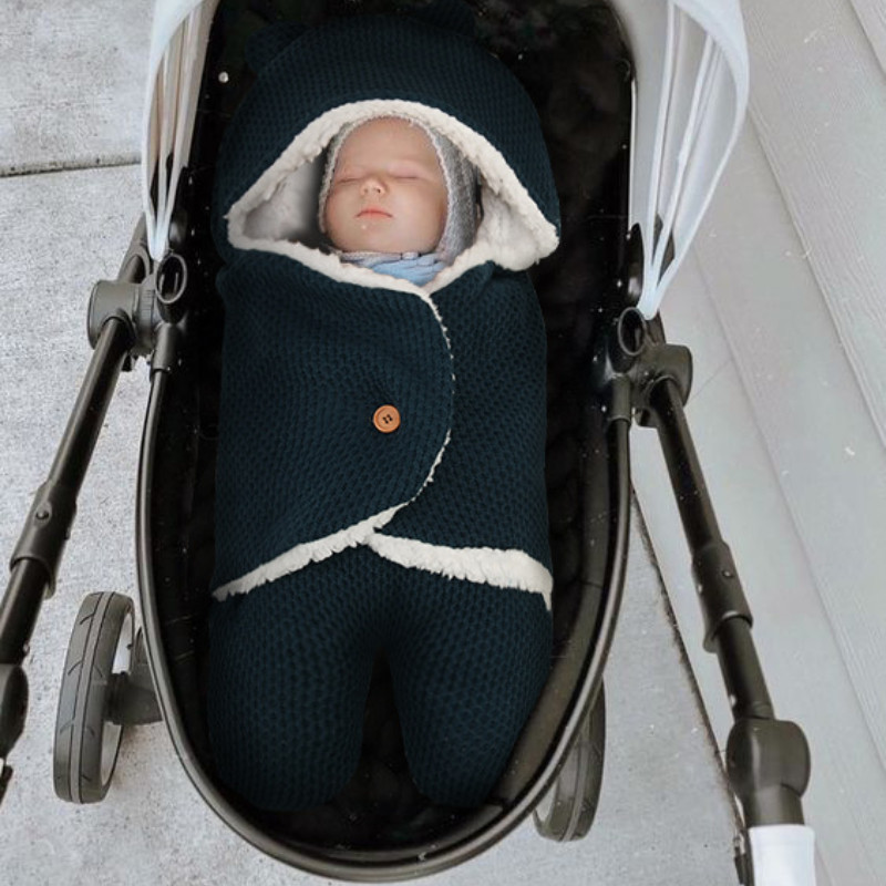 Winter Baby Sleeping Bags Newborn Swaddle Wrap Warm New Born Blanket Baby Items Stroller Sleeping Ba
