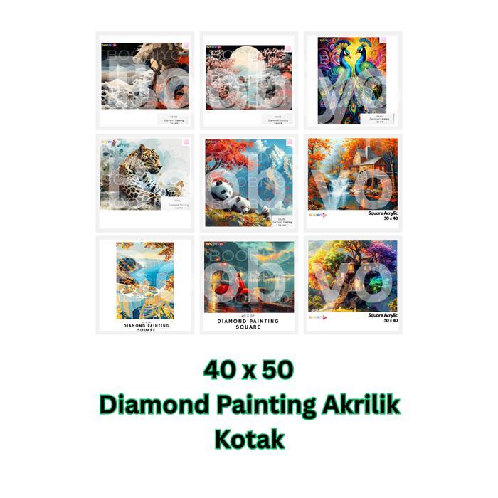 [BOOBIYO] 40 X 50 AKRILIK DIAMOND PAINTING KLASIK
