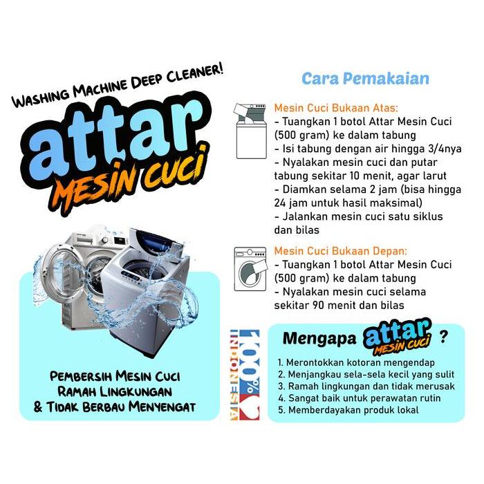 Ameena- Pembersih Mesin Cuci - Washing Machine Cleaner - Top & Front Loading