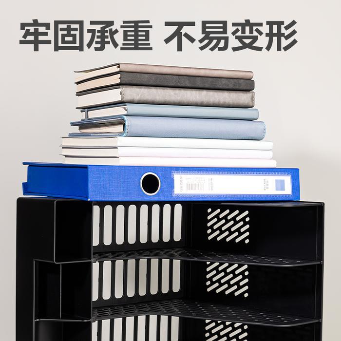 Deli File Box / File Tray / File Organizer / Rak Box / Rak Penyimpanan Pena / Rak File Bahan Plastik