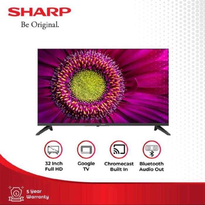 TV LED SHARP 32INCH FHD 2K GOOGLE TV 2T-C32GH3000I SHARP GOOGLE TV SHARP 32 INCH 32GH