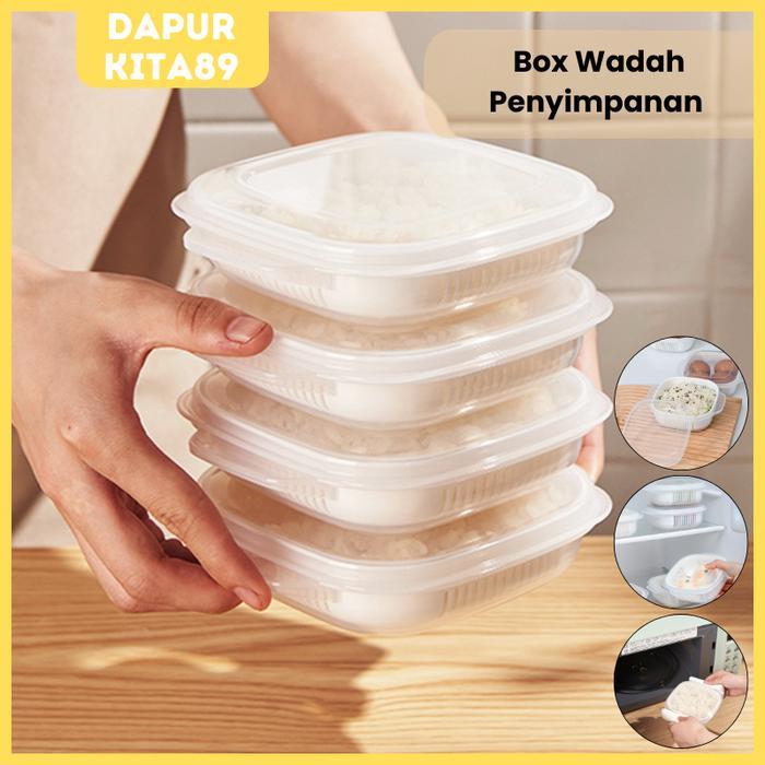DK89 Kotak Makan Bekal Mini Tempat Nasi Lunch Box Wadah Nasi/ Wadah Penyimpanan Makanan/Wadah