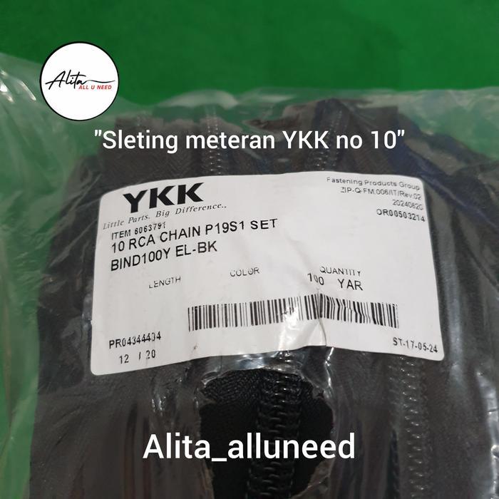 Resleting Meteran YKK no 10/ Sleting Meteran YKK no 10