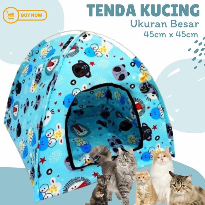 Promo Aerizoo Paket Tenda Dan Hammock Kucing Bonus Bantal Bahan Katun Tebal Dan Kokoh Original