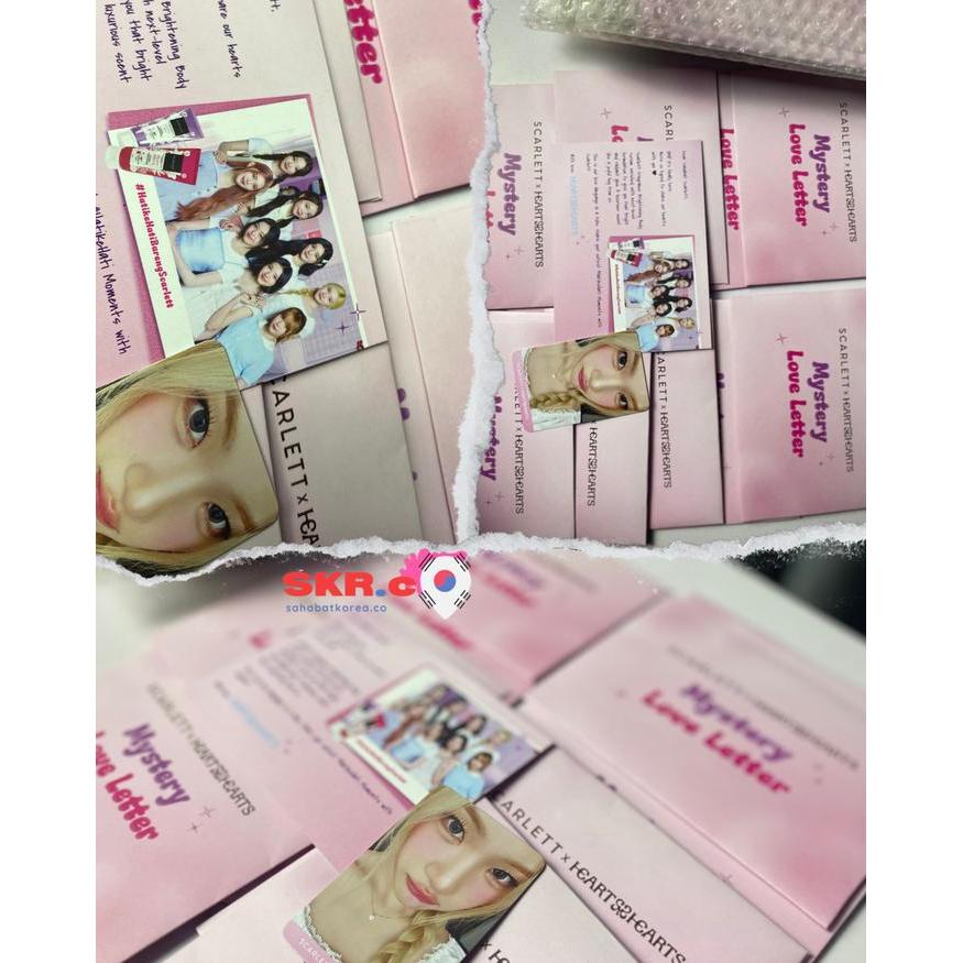 (PILIH MEMBER) PHOTOCARD heart2hearts x scarlett original, heart2hearts photocard original,