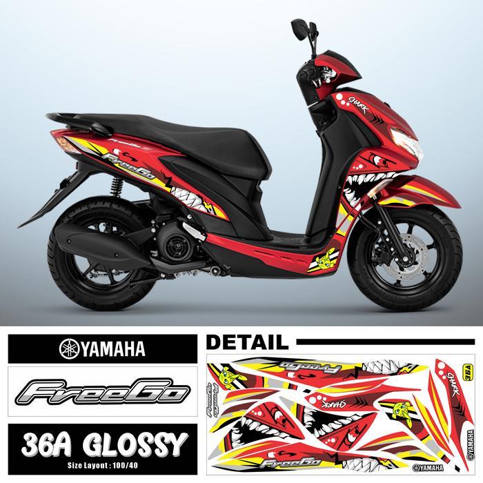 striping Yamaha Freego / decal Freego / variasi Yamaha Freego Motor Motorcycle