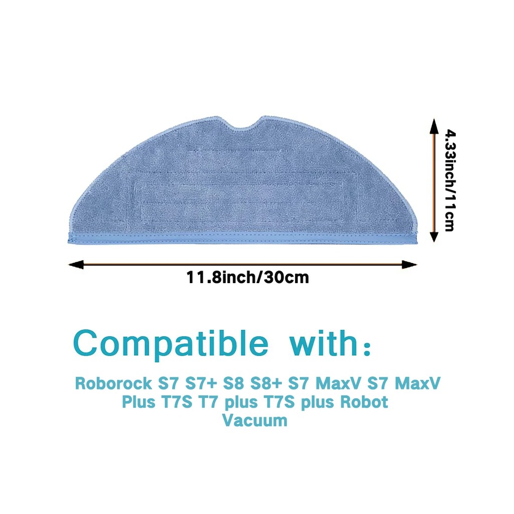 Vacuum Mop Replacement Pads for Xiaomi Roborock S7 Roborock S7+ Roborock S7 MaxV Roborock S8/S8+
