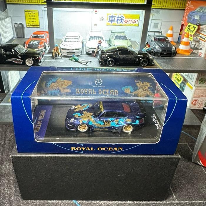 TIME MODEL ROYAL OCEAN BLUE PORSCHE RWB 993