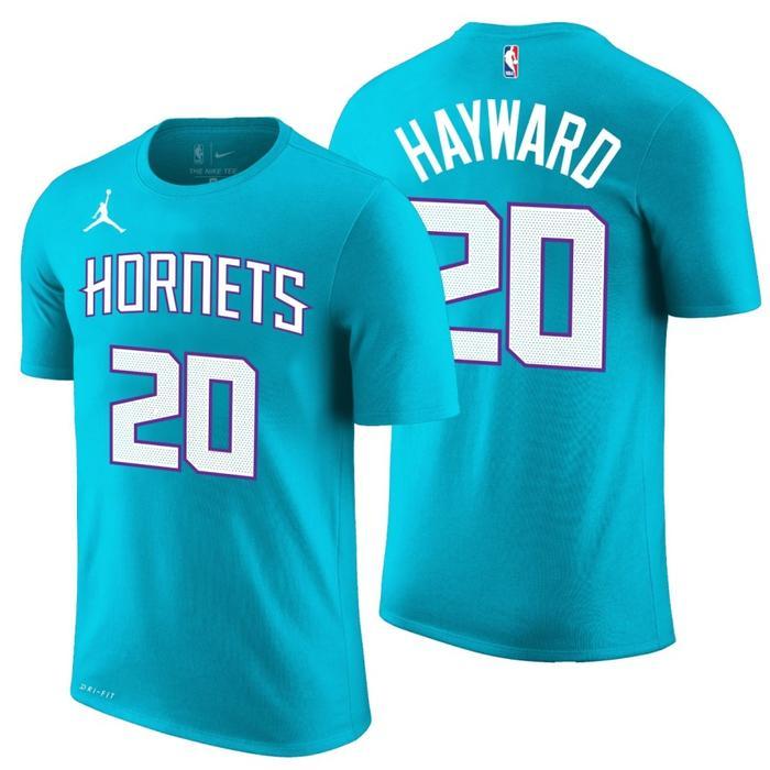 TERLARIS KAOS BAJU TSHIRT BAJU BASKET NBA HORNETS 20 HAYWARD PRIA /W COMBED 30S SALE