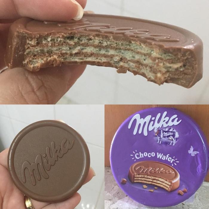 MILKA CHOCO WAFER POUCH 300gram isi 10 pcs asal Eropa Cokelat Coklat