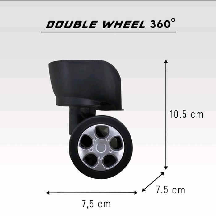 Roda Koper Double Wheel Roda Koper Fiber