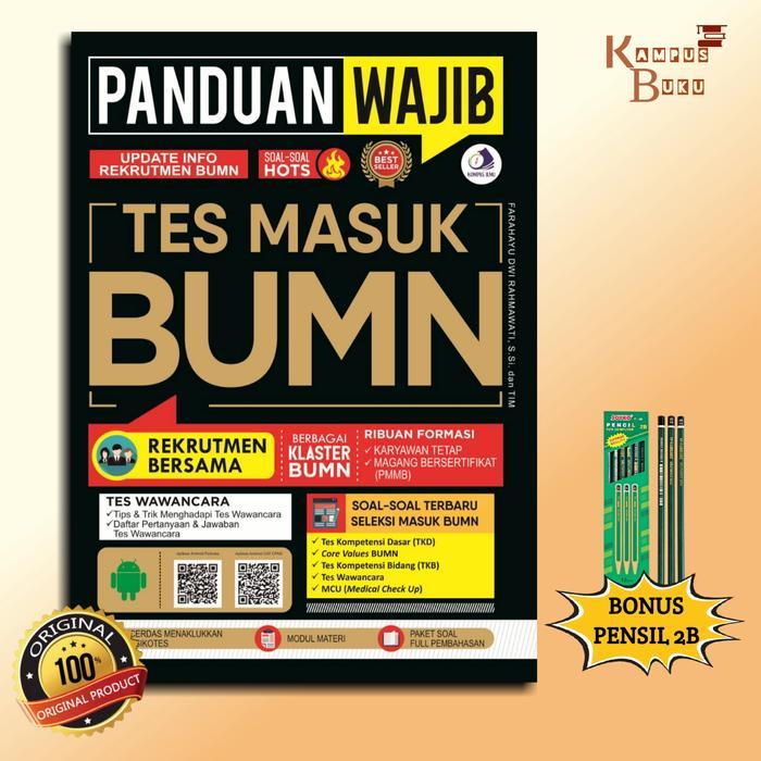 BUKU BUMN : PANDUAN WAJIB TES MASUK BUMN