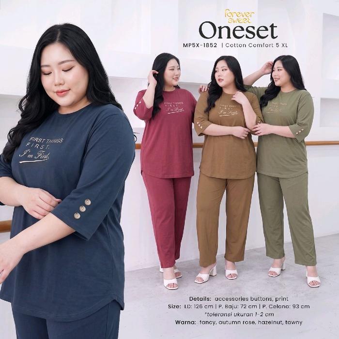FOREVER SWEET BAJU TIDUR CP JUMBO 5XL LENGAN 3/4