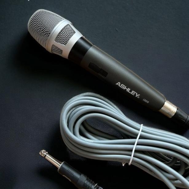 mic kabel ashley i300 i 300 original mikropon panjang kabel 5 meter