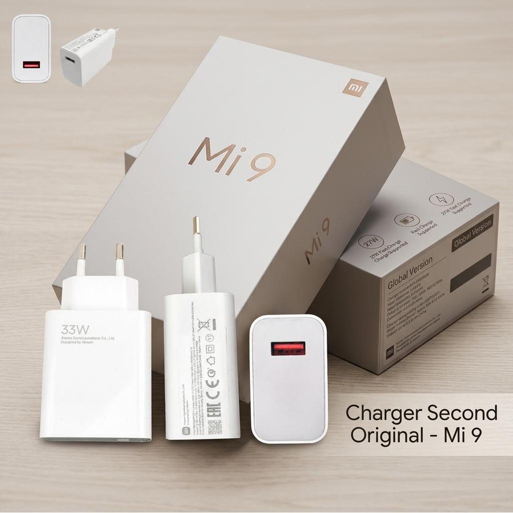 Charger HP Xiaomi MDY-11-EZ 33W 3A Ori Bekas USB Orange Fast Charging Mi 9 | Original Bekas Copotan 