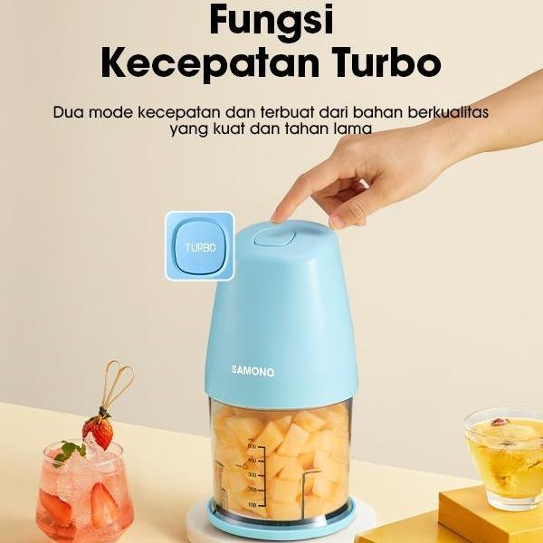 SAMONO CHOPPER BLENDER DAGING PENGGILING MEAT PENGHALUS BUMBU ELEKTRIK