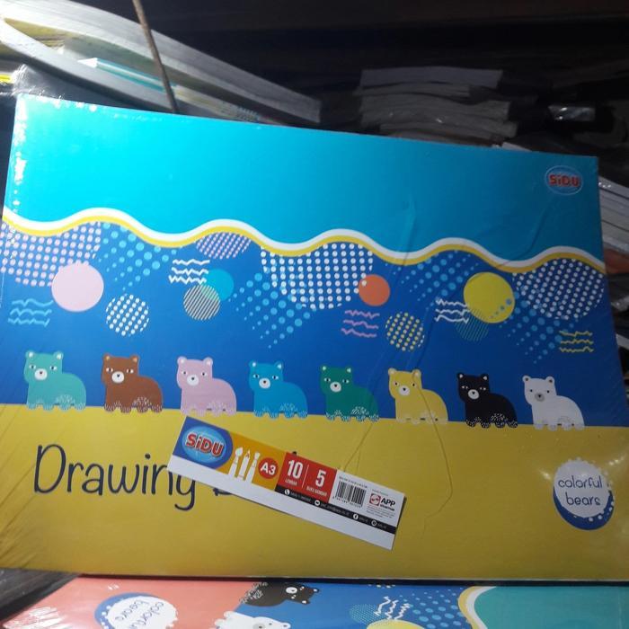 Khusus Gosend Buku Gambar Sidu A3/ Buku Gambar A3 Sidu