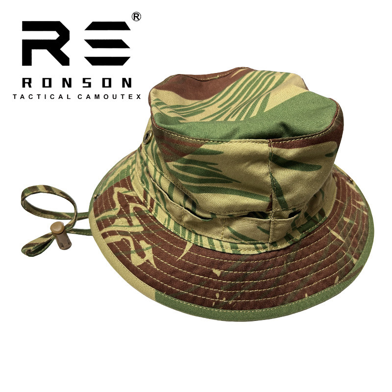 Snow Camo German Spot Rhodesia Camouflage Hat Big Five Leaf Men's Summer Sunscreen Big Head