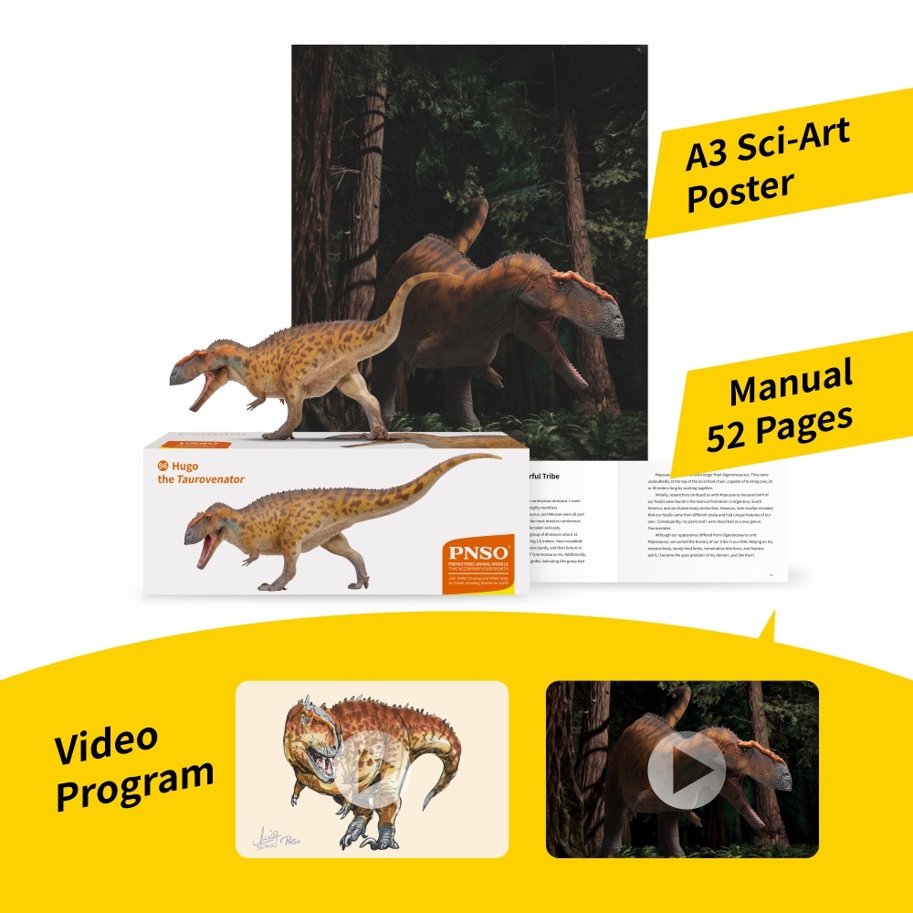 PNSO Prehistoric Dinosaur Models:96 Hugo the Taurovenator