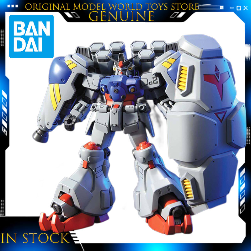 In Stock Original Bandai HGUC Gundam No.075 1/144 RX-78GP02A Gundam GP02A MLRS Type Model Kit Anime