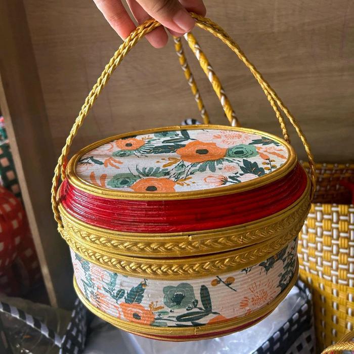 Vinicystore- Tas Bunga Koran Bulat Baru
