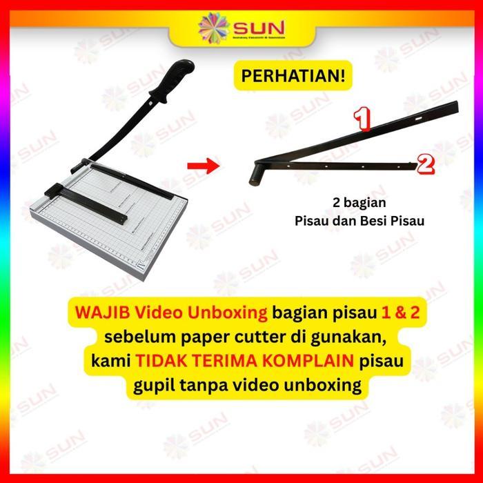 READY Paper Cutter A4 / A4+ ( Alat Potong / Mesin Pemotong Kertas HVS, Sticker, Dos, PVC ID Card,