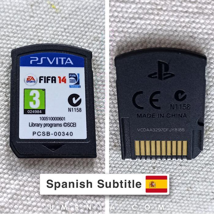 Kaset game PSvita Fifa14 Fifa 14 PS Vita games Pes Bola Soccer