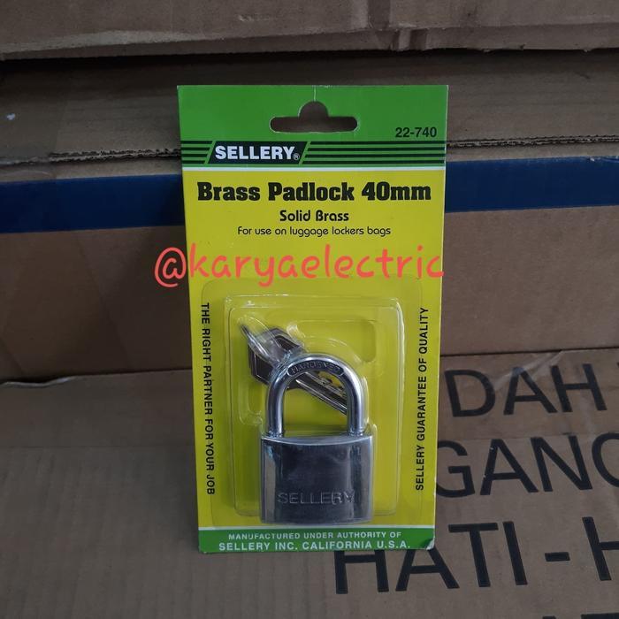 GEMBOK PAGAR TAS KOPER LOKER CHROME SELLERY 22-740