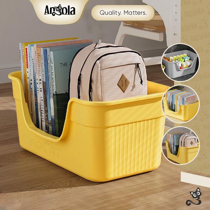 Angola Box Penyimpanan Serbaguna M31 Keranjang Penyimpanan Storage Box Organizer Buku Bumbu Dapur