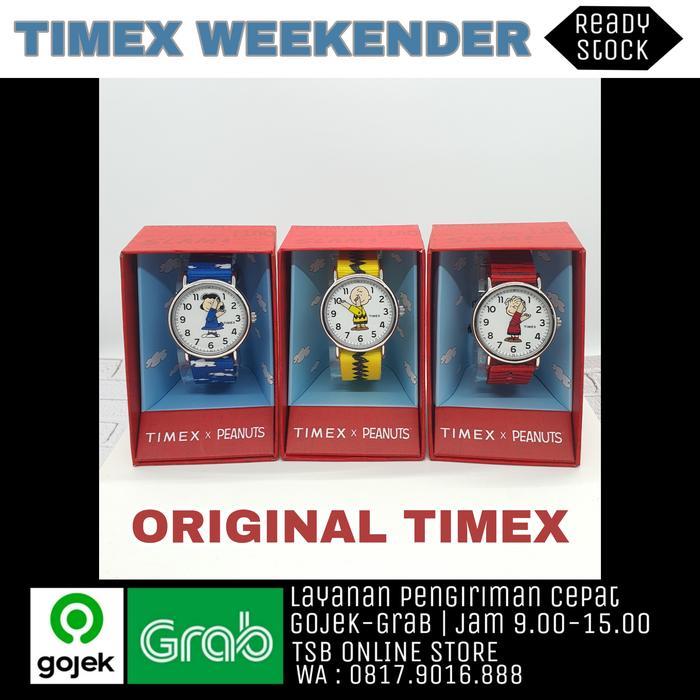 JAM TANGAN TIMEX WEEKENDER - TIMEX X PEANUTS