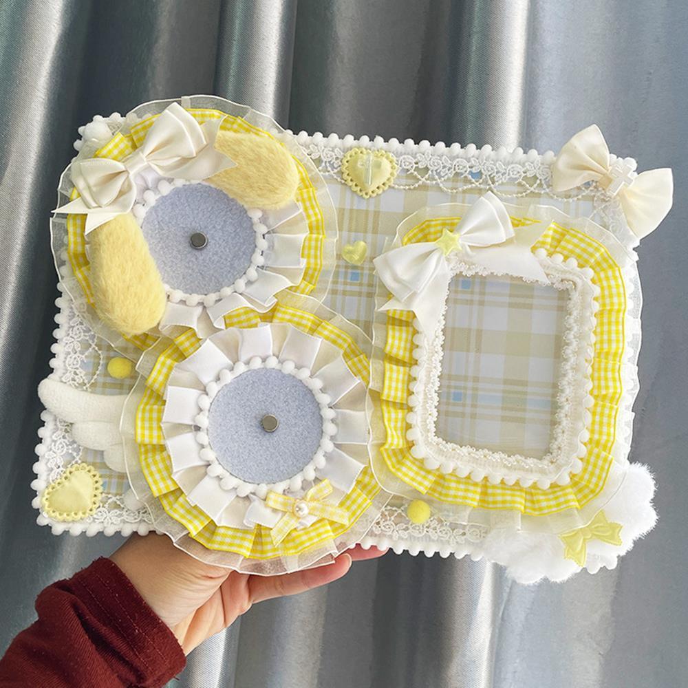 Bow Ribbon Badge Display Board Finished Pain Board Badge Cover Lace Card Holder Badge Display Card