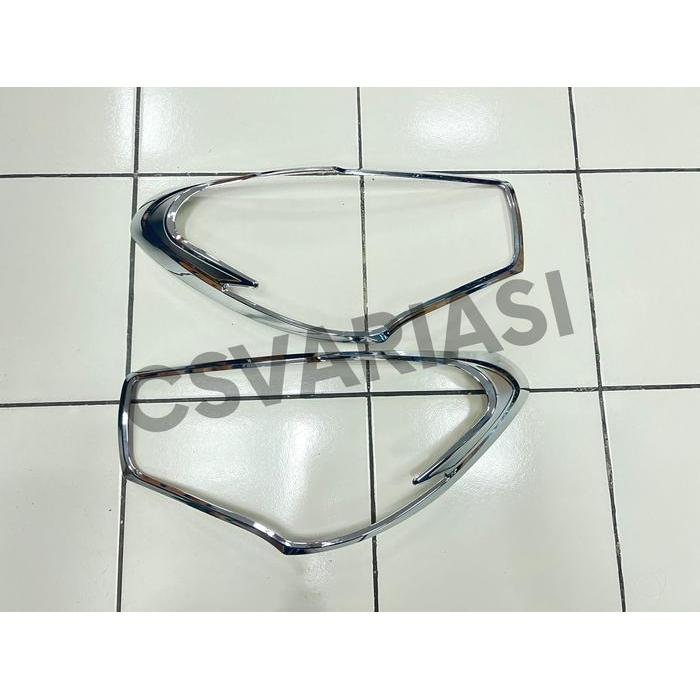 Head Lamp Garnish Lampu Depan New Sirion 2015 2016 2017 Chrome