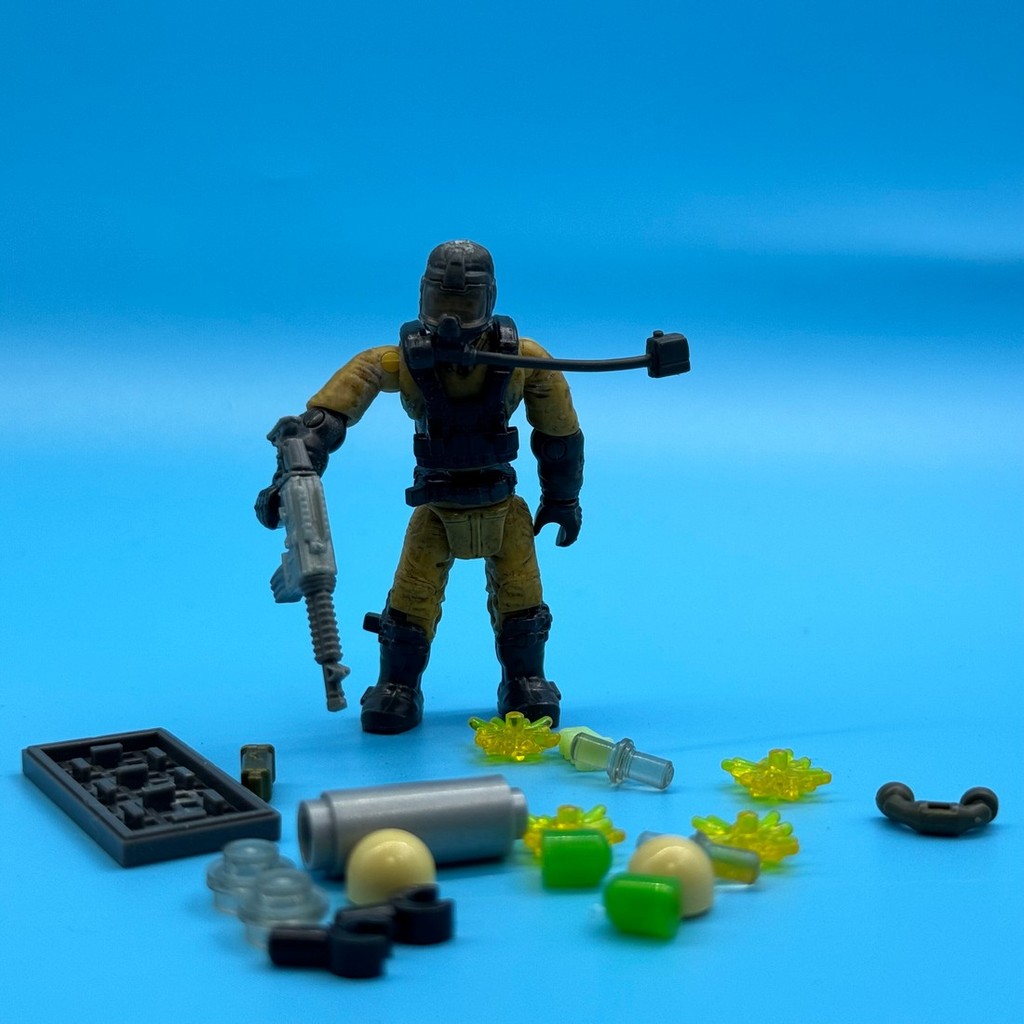 Mega Construx Call of Duty COD WWII UNSC Shadow Soldier Jungle Hazmat Tech Soldier Urban Diego