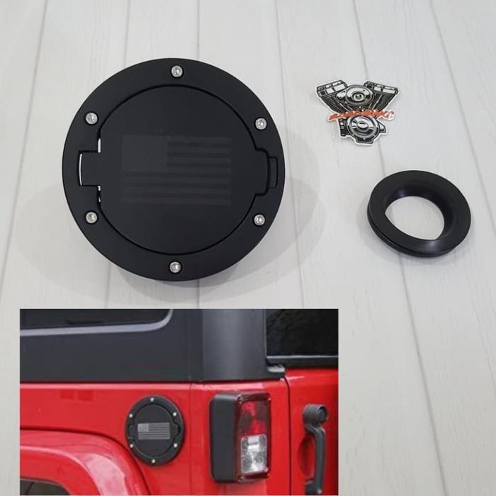 Cover door tank rubicon jeep wrangler jk cover tutup bensin jeep