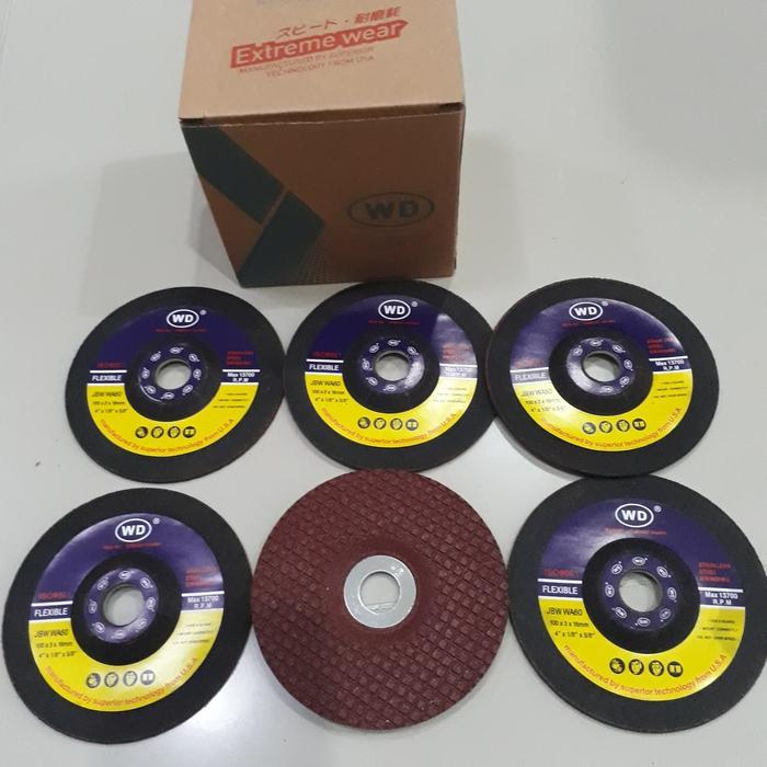 WD Batu Gerinda Poles FLEXIBLE STAINLESS/WA 60/WD Flexible Grinding