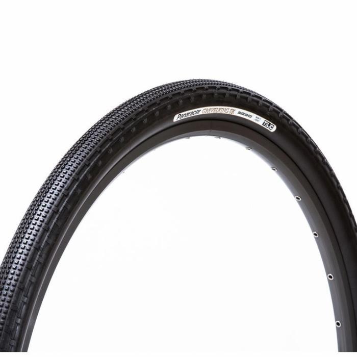 Ban Sepeda Panaracer Gravelking Sk 700X28 Gravel Road 700X28C Black Terbaru 