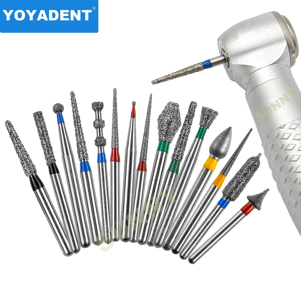 BR Type Dental Burs Diamond Burs Dentistry Strawberries for High Speed Handpiece Dental Lab