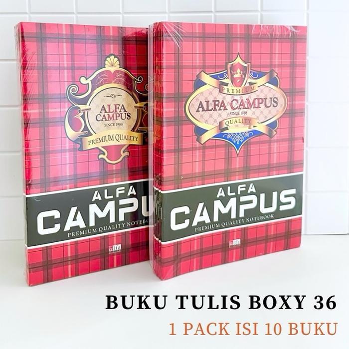 Buku Tulis Boxy 36 Campus - Alfa Campus 1 Pack