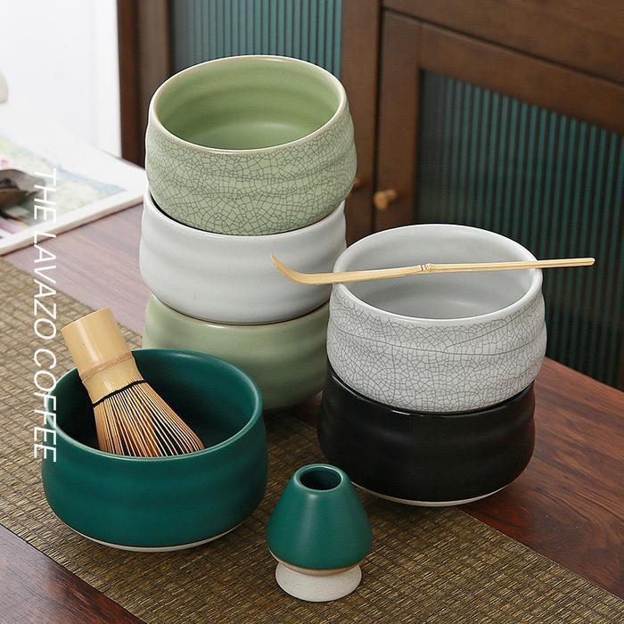 Chawan Ceramic Matcha Bowl Mangkok Matcha Keramik Chawan Mixing Bowl