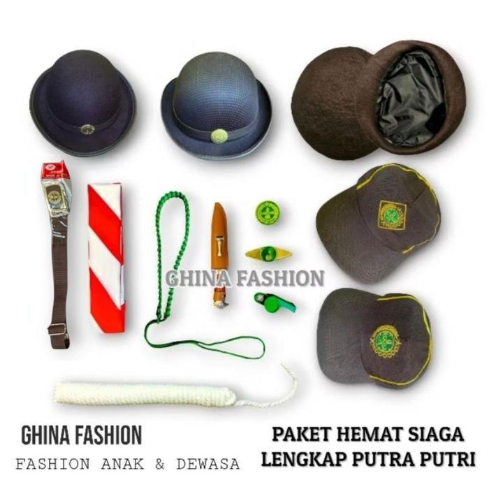 NEW - PAKET ATRIBUT SIAGA PERLENGKAPAN PRAMUKA SD LAKI PEREMPUAN