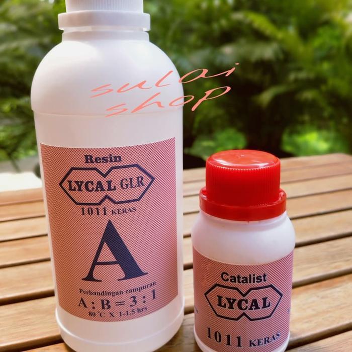 Resin Keras Lycal 1011 Bening + Katalis 500 Gr