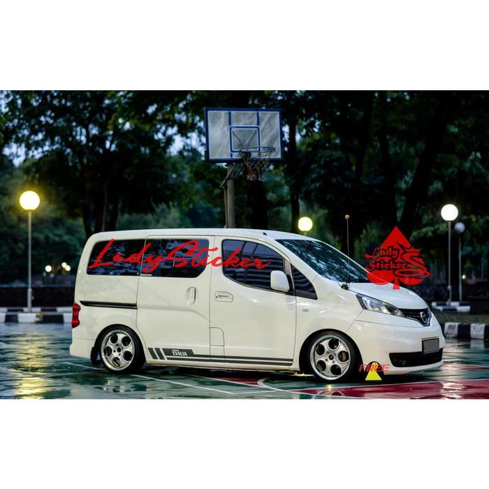 Sticker Stiker Mobil Evalia Cutting Sticker Mobil Nissan Evalia Serena